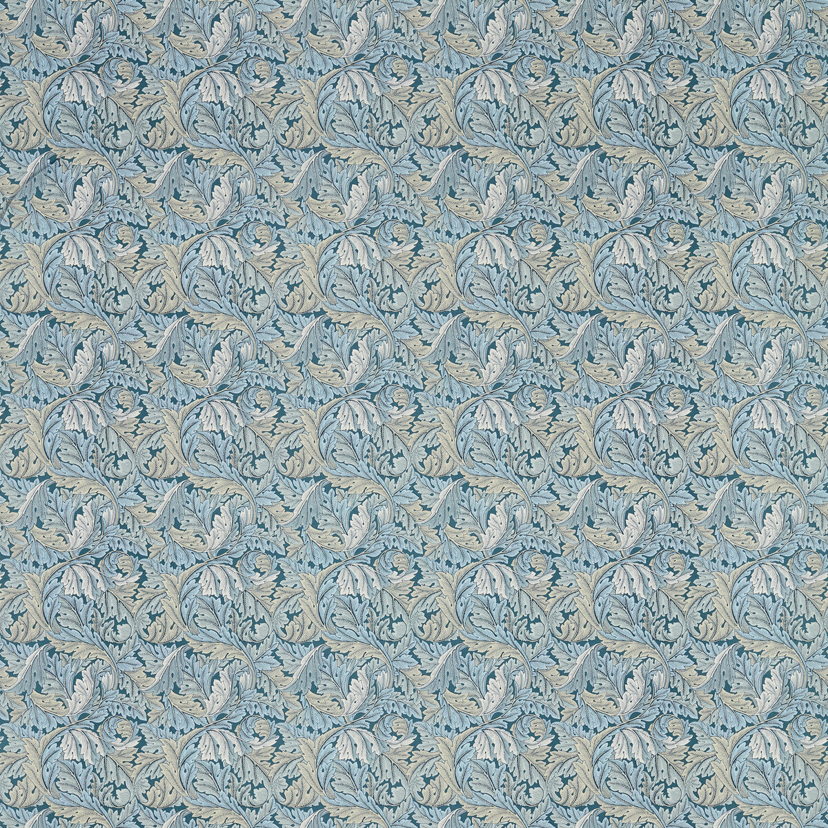 CLARKE AND CLARKE F1681/01.CAC.0 ACANTHUS DENIM Fabric - Eade's Wallpaper