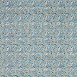 CLARKE AND CLARKE F1681/01.CAC.0 ACANTHUS DENIM Fabric - Eade's Wallpaper