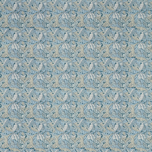 CLARKE AND CLARKE F1681/01.CAC.0 ACANTHUS DENIM Fabric - Eade's Wallpaper