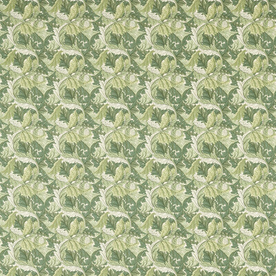 CLARKE AND CLARKE F1681/02.CAC.0 ACANTHUS APPLE/SAGE Fabric - Eade's Wallpaper