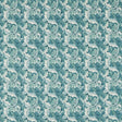 CLARKE AND CLARKE F1681/04.CAC.0 ACANTHUS TEAL Fabric - Eade's Wallpaper