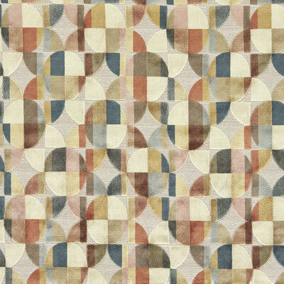 CLARKE AND CLARKE F1682/03.CAC.0 DELAUNAY MULTI Fabric - Eade's Wallpaper