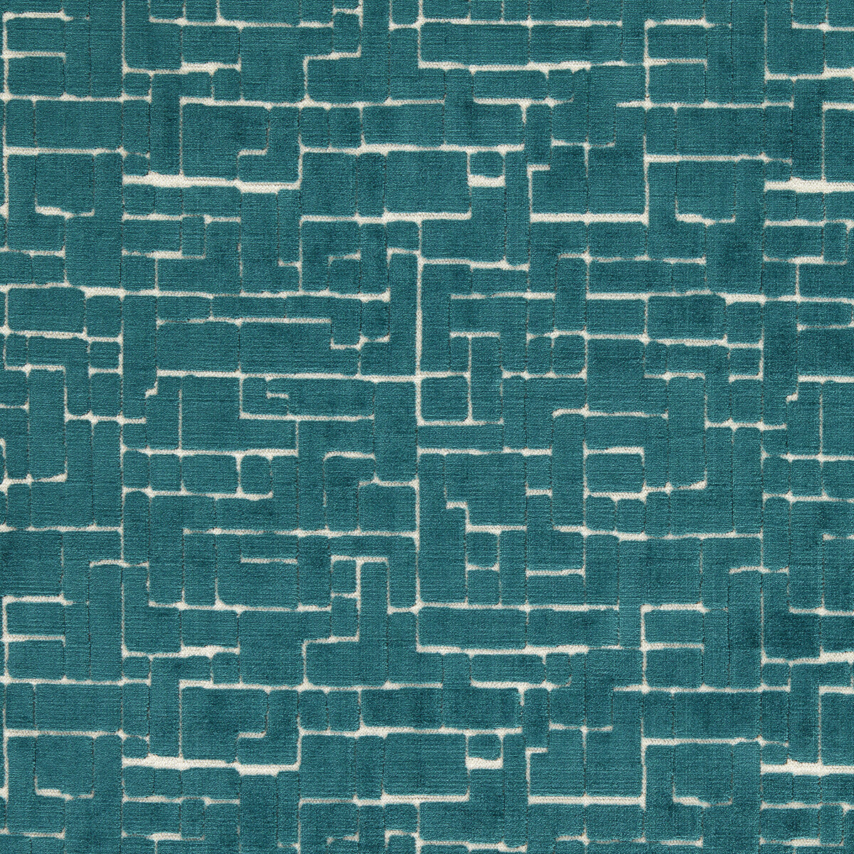 CLARKE AND CLARKE F1685/05.CAC.0 KUPKA PEACOCK Fabric - Eade's Wallpaper