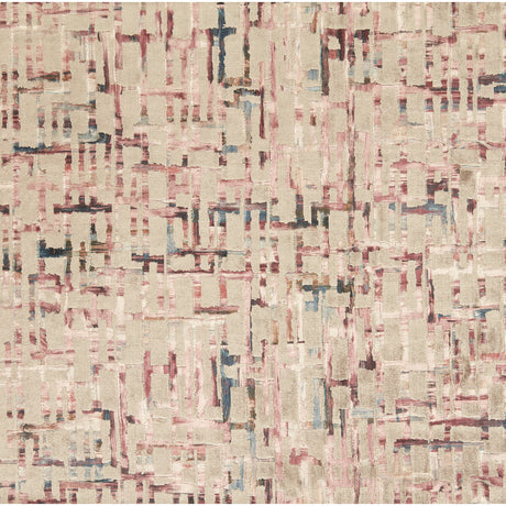 CLARKE AND CLARKE F1697/01.CAC.0 QUADRATA BLUSH/NATURAL Fabric - Eade's Wallpaper