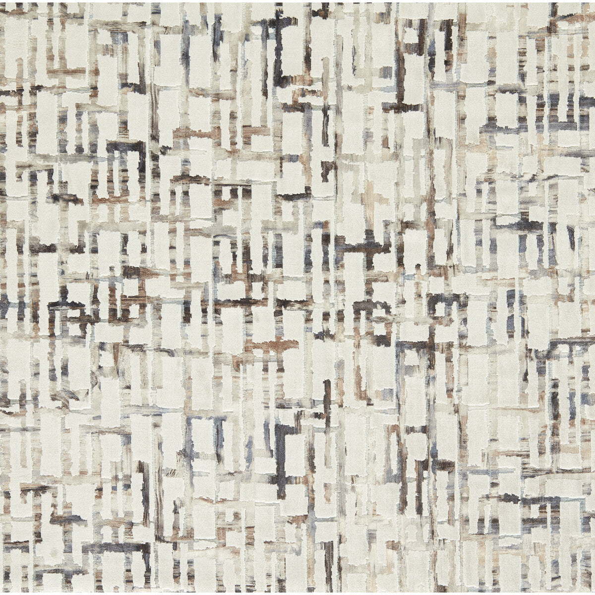 CLARKE AND CLARKE F1697/03.CAC.0 QUADRATA IVORY Fabric - Eade's Wallpaper