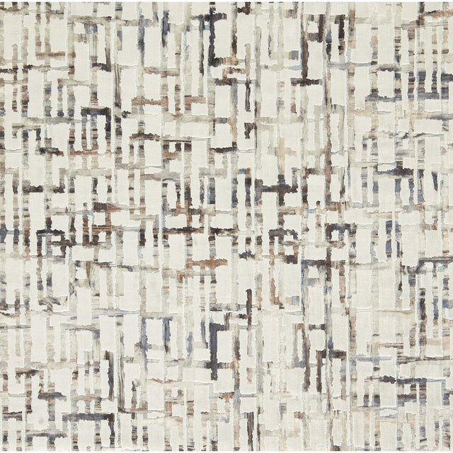 CLARKE AND CLARKE F1697/03.CAC.0 QUADRATA IVORY Fabric - Eade's Wallpaper