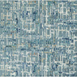 CLARKE AND CLARKE F1697/05.CAC.0 QUADRATA TEAL/MINERAL Fabric - Eade's Wallpaper