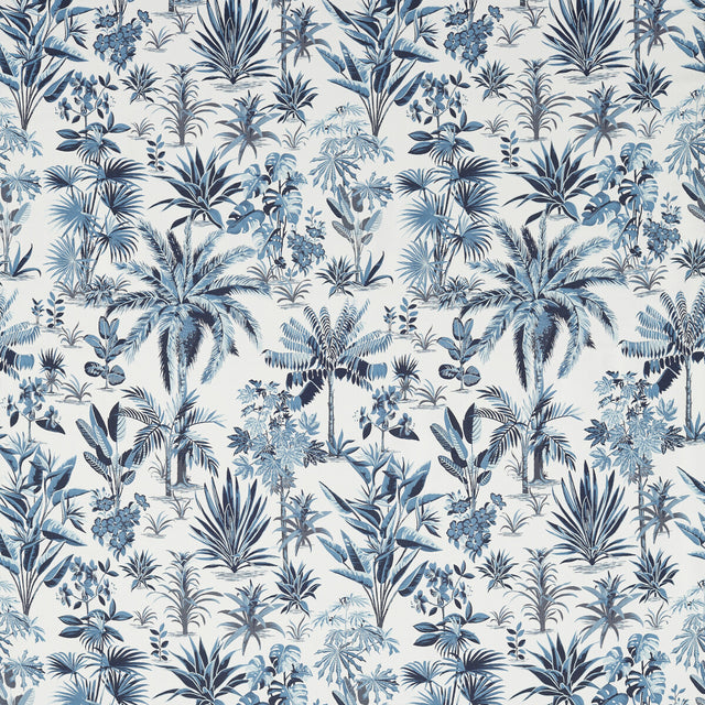 CLARKE AND CLARKE F1711/01.CAC.0 MALINDI CARIBBEAN Fabric - Eade's Wallpaper