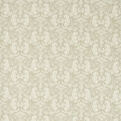 CLARKE AND CLARKE F1725/02.CAC.0 AQUARIUM NATURAL Fabric - Eade's Wallpaper