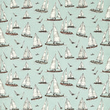 CLARKE AND CLARKE F1728/02.CAC.0 SAILING YACHT Fabric - Eade's Wallpaper