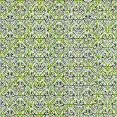 CLARKE AND CLARKE F1734/01.CAC.0 ATTINGHAM COBALT GREEN Fabric - Eade's Wallpaper