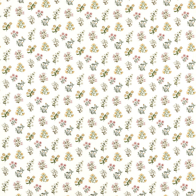 CLARKE AND CLARKE F1736/01.CAC.0 LEIDEN BLUSH OCHRE Fabric - Eade's Wallpaper