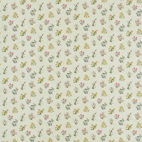 CLARKE AND CLARKE F1736/02.CAC.0 LEIDEN BLUSH SAGE Fabric - Eade's Wallpaper
