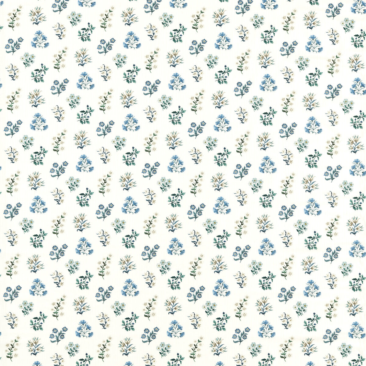 CLARKE AND CLARKE F1736/03.CAC.0 LEIDEN DENIM Fabric - Eade's Wallpaper