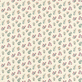 CLARKE AND CLARKE F1736/05.CAC.0 LEIDEN TEAL BERRY Fabric - Eade's Wallpaper