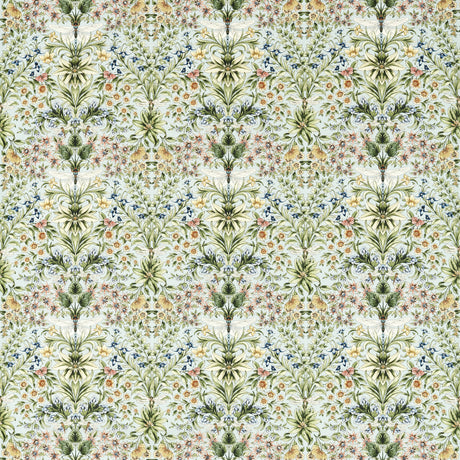 CLARKE AND CLARKE F1737/03.CAC.0 MIRABELL SEAGLASS Fabric - Eade's Wallpaper
