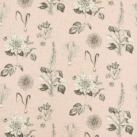 CLARKE AND CLARKE F1738/01.CAC.0 ROSERAIE BLUSH Fabric - Eade's Wallpaper
