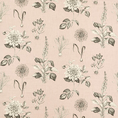 CLARKE AND CLARKE F1738/01.CAC.0 ROSERAIE BLUSH Fabric - Eade's Wallpaper