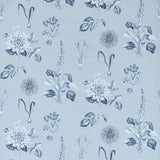 CLARKE AND CLARKE F1738/03.CAC.0 ROSERAIE DENIM Fabric - Eade's Wallpaper