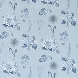 CLARKE AND CLARKE F1738/03.CAC.0 ROSERAIE DENIM Fabric - Eade's Wallpaper