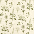 CLARKE AND CLARKE F1738/05.CAC.0 ROSERAIE SAGE Fabric - Eade's Wallpaper