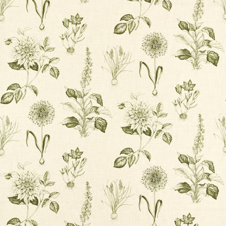 CLARKE AND CLARKE F1738/05.CAC.0 ROSERAIE SAGE Fabric - Eade's Wallpaper