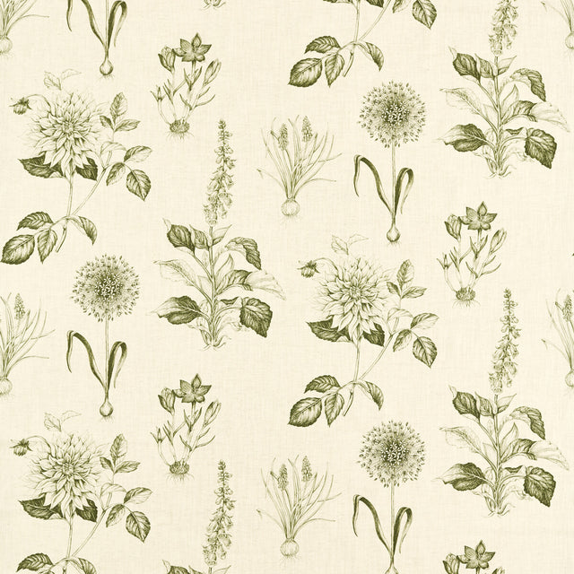 CLARKE AND CLARKE F1738/05.CAC.0 ROSERAIE SAGE Fabric - Eade's Wallpaper