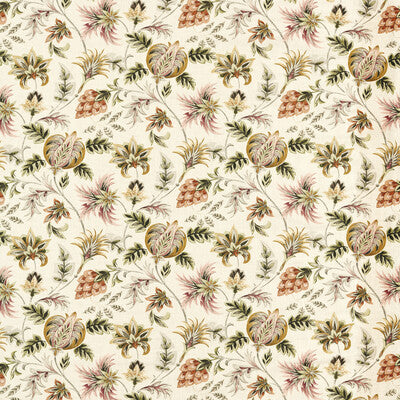CLARKE AND CLARKE F1739/01.CAC.0 SIZERGH BLUSH SAGE Fabric - Eade's Wallpaper