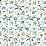 CLARKE AND CLARKE F1739/02.CAC.0 SIZERGH COBALT Fabric - Eade's Wallpaper