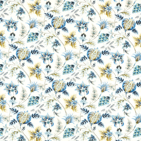 CLARKE AND CLARKE F1739/02.CAC.0 SIZERGH COBALT Fabric - Eade's Wallpaper