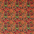 CLARKE AND CLARKE F1749/02.CAC.0 BOSQUE DREAMS VELVET CORAL Fabric - MYTHICA BY EMMA J SHIPLEY FOR C&C