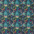 CLARKE AND CLARKE F1749/04.CAC.0 BOSQUE DREAMS VELVET NAVY Fabric - MYTHICA BY EMMA J SHIPLEY FOR C&C