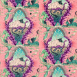 CLARKE AND CLARKE F1752/02.CAC.0 HIGHLANDIA VELVET PINK Fabric - MYTHICA BY EMMA J SHIPLEY FOR C&C