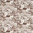 CLARKE AND CLARKE F1756/02.CAC.0 PARADISE LOST SEPIA Fabric - MYTHICA BY EMMA J SHIPLEY FOR C&C