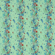 CLARKE AND CLARKE F1760/01.CAC.0 SEAFOREST AQUA Fabric - MYTHICA BY EMMA J SHIPLEY FOR C&C
