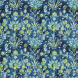 Thibaut LILIA PRINT F711115 in Navy Fabric - ACADIA