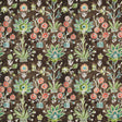Thibaut LILIA PRINT F711119 in Chocolate Fabric - ACADIA
