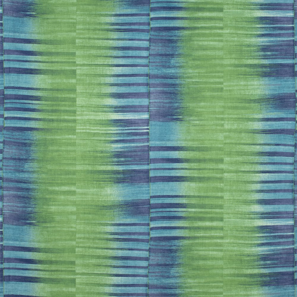 Thibaut F910091 MEKONG STRIPE Green and Blue Fabric