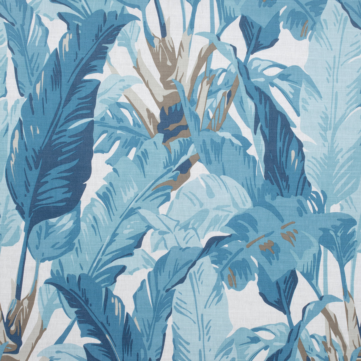 Thibaut F910128 TRAVELERS PALM Spa Blue Fabric