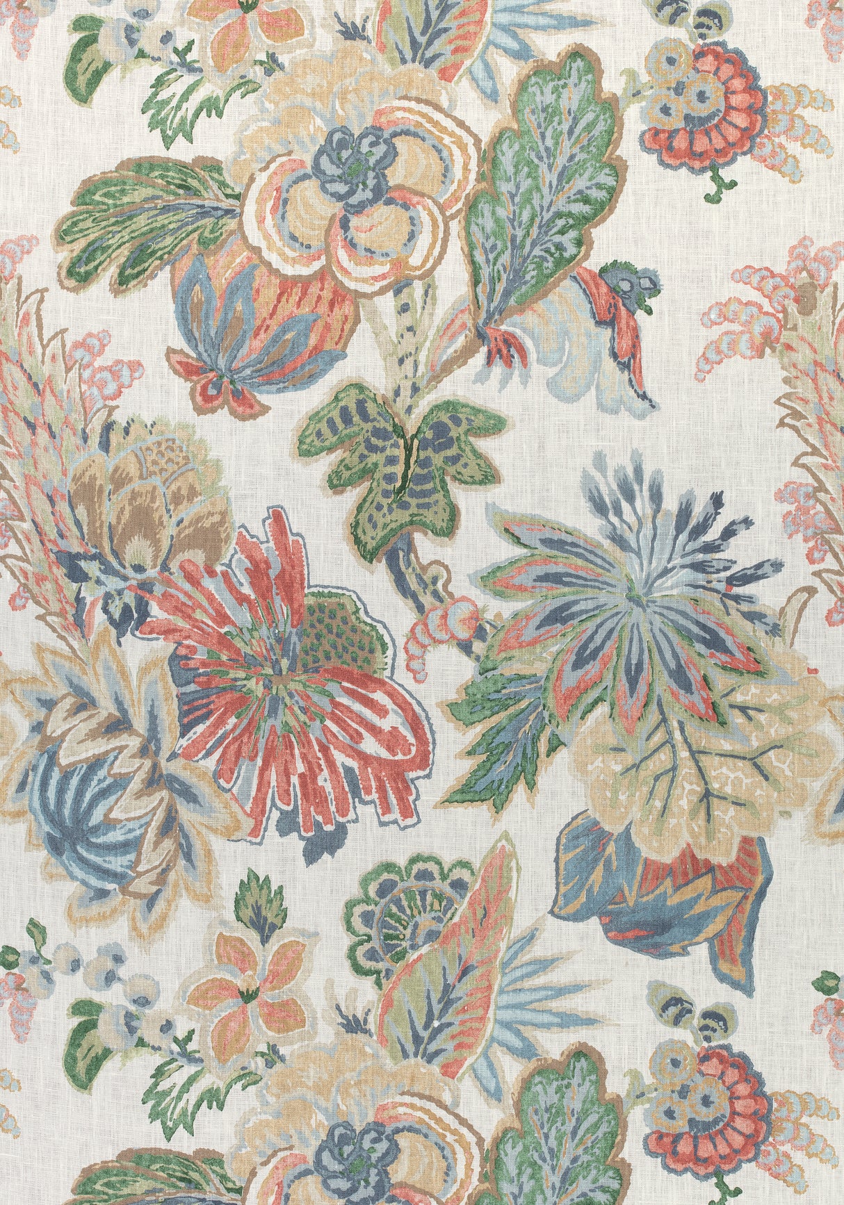 Thibaut F910217 FLORAL GALA Wheat Fabric