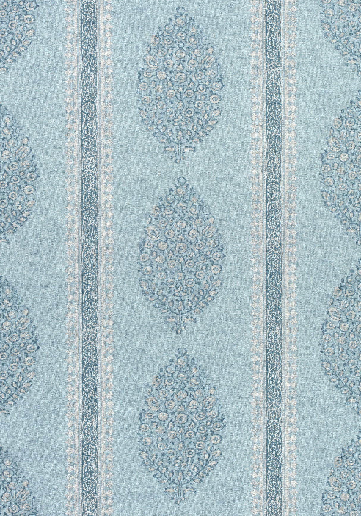 Thibaut F910235 CHAPPANA Slate Blue Fabric