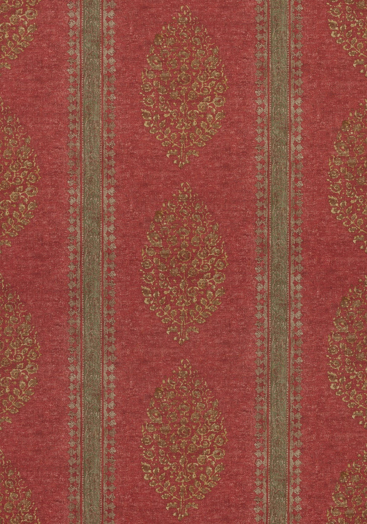Thibaut F910237 CHAPPANA Red Fabric