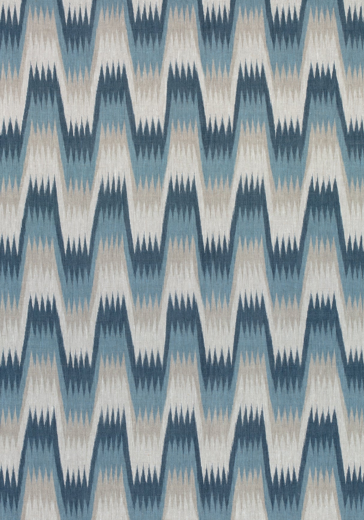 Thibaut F910241 STOCKHOLM CHEVRON Slate Blue Fabric