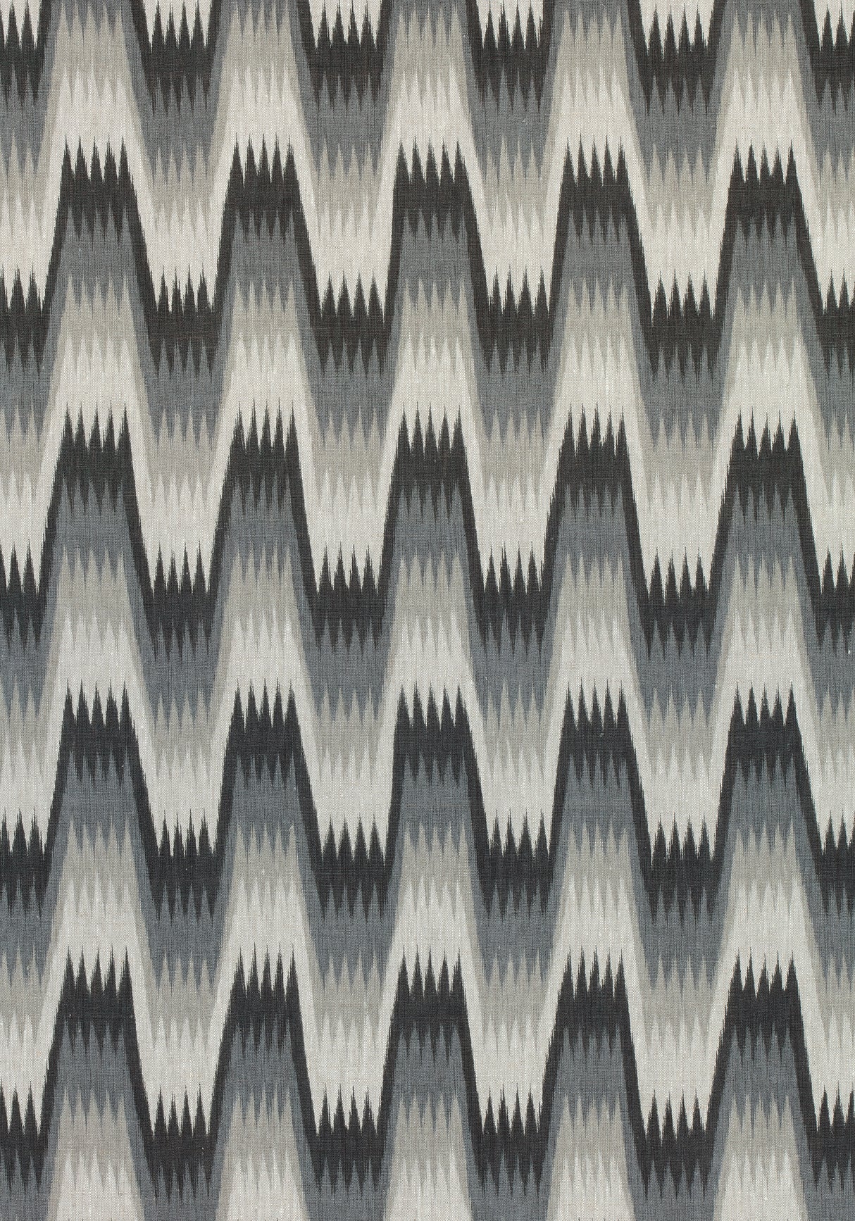 Thibaut F910244 STOCKHOLM CHEVRON Black and Grey Fabric