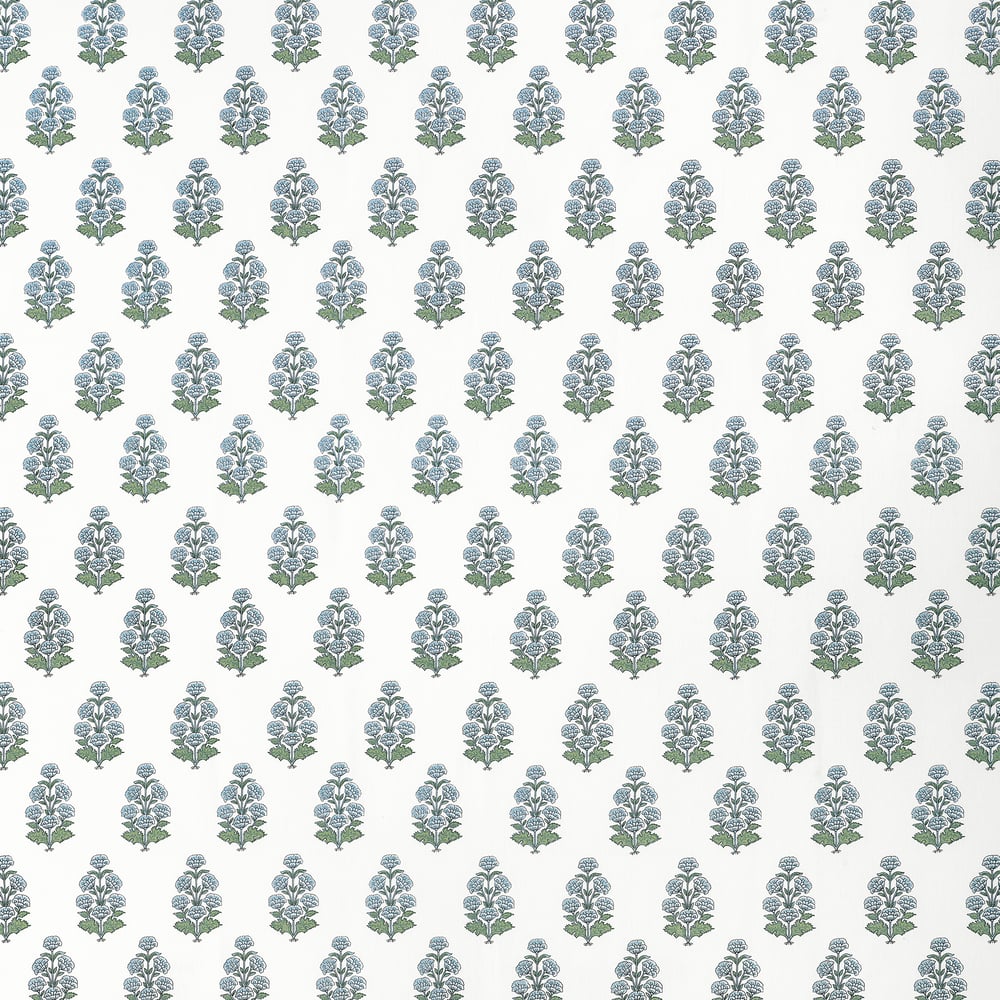 Thibaut AUDREY F910521 in Blue Fabric - BOXWOOD FABRIC BOOK
