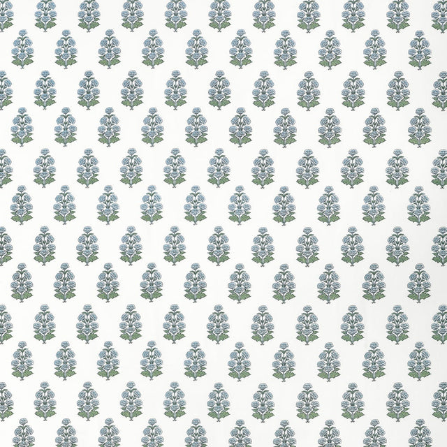 Thibaut AUDREY F910521 in Blue Fabric - BOXWOOD FABRIC BOOK