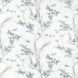 Thibaut VIRGINIA F910529 in Cream and Aqua Fabric - BOXWOOD 
