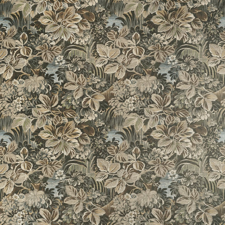 Thibaut NIGHT GARDEN F910532 in Brown Fabric - BOXWOOD FABRI
