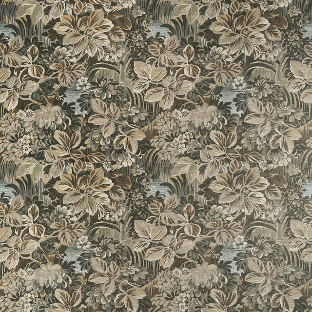 Thibaut NIGHT GARDEN F910532 in Brown Fabric - BOXWOOD FABRI
