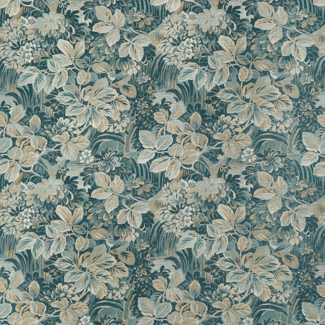 Thibaut NIGHT GARDEN F910533 in Spa Blue Fabric - BOXWOOD FA
